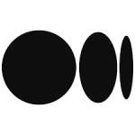 3 black dots on white background 2021 logo for medium.com