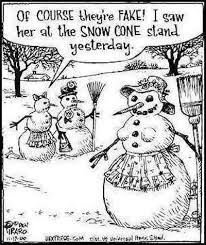 Snowwoman humor