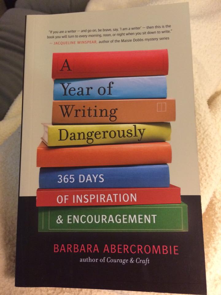 book cover: A year of writing dangerously