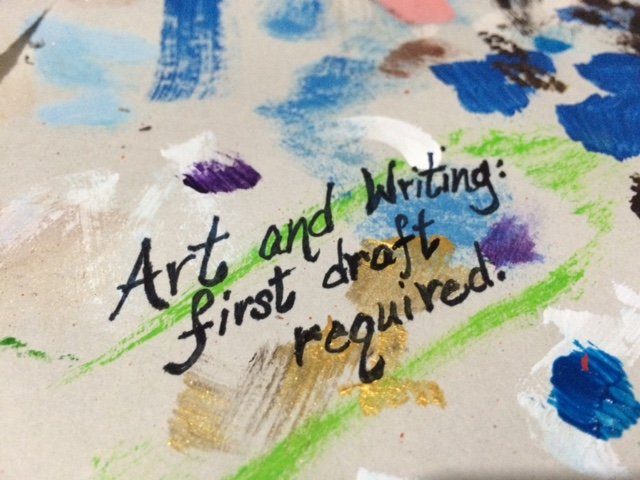 quote about art and writing in six words